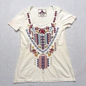 Johnny Was JW Los Angeles Women’s Embroidered Tee